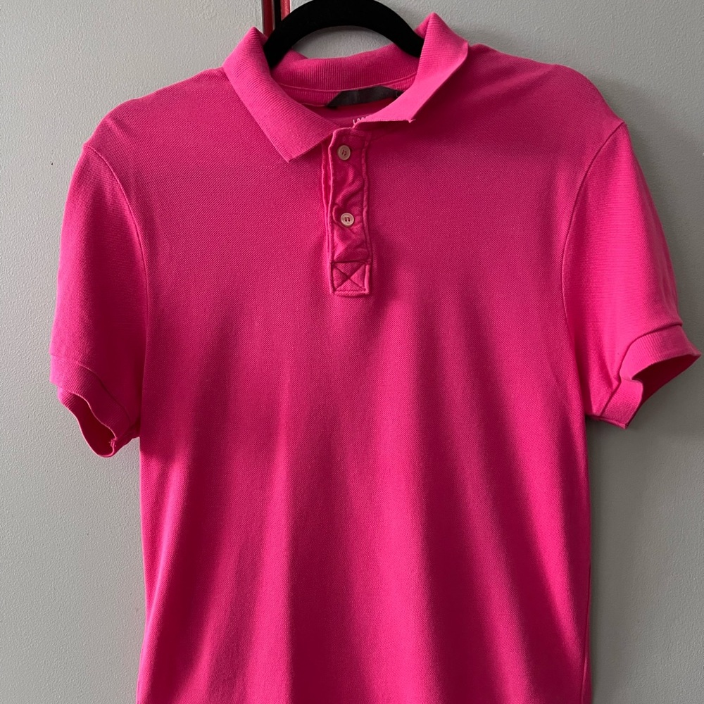 VINTAGE HOT PINK POLO - Ten years old, worn once.